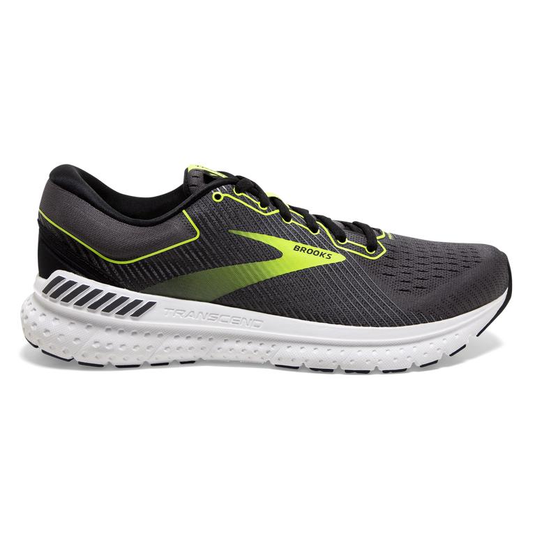 Brooks TRANSCEND 7 Road Running Shoes Mens Sale - Black/Ebony/Nightlife (IQC572934)